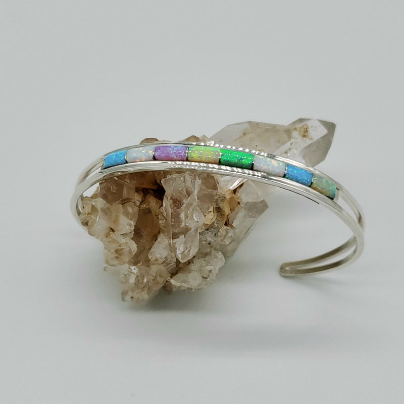 Opal multi color cuff