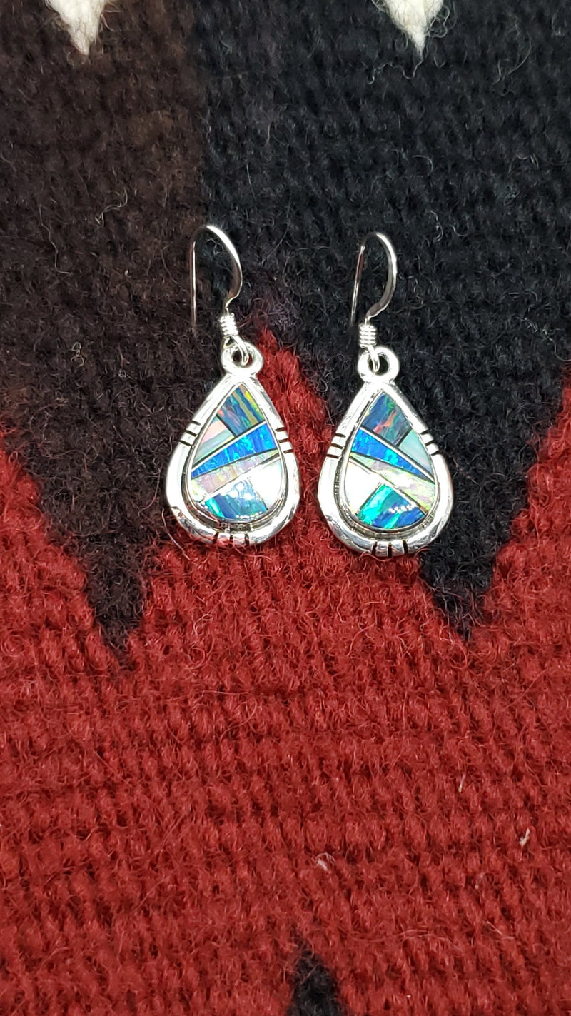 Opal small multi-color earrings